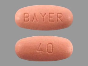 Image 1 - Imprint BAYER 40 - Stivarga 40 mg