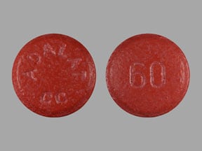Image 1 - Imprint ADALAT CC 60 - Adalat CC 60 mg