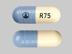 Imprint Logo R75 - Pradaxa 75 mg