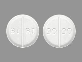 Imprint BI BI 90 90 - Mirapex 1 mg