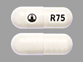 Imprint Logo R75 - Pradaxa 75 mg