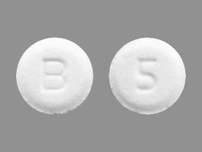 Imprint B 5 - asenapine 2.5 mg