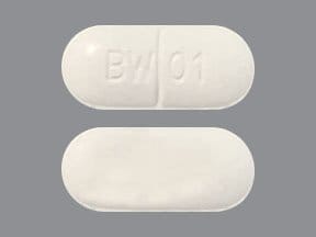Imprint BW 01 - magnesium lactate 84 mg (7 mEq)