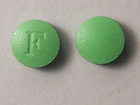 Image 1 - Imprint F - Fergon ferrous gluconate 240 mg (iron 27 mg)