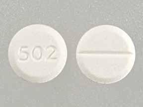 Imprint 502 - tizanidine 2 mg