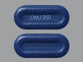 Imprint OMJ 250 - Nucynta ER 250 mg