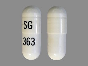 Imprint SG 363 - omeprazole/sodium bicarbonate 20mg / 1100 mg