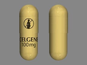 Imprint CELGENE 100 mg DO NOT GET PREGNANT SYMBOL - Thalomid 100 mg