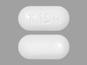 Image 1 - Imprint T 194 - acetaminophen/oxycodone 325 mg / 10 mg