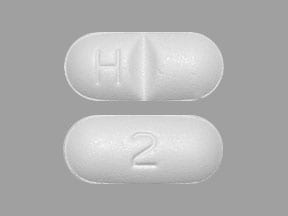 Imprint H 2 - lamivudine/zidovudine 150 mg / 300 mg
