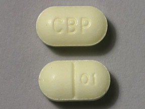 Image 1 - Imprint CBP 01 - AlleRx Dose Pack (AM Dose) methscopolamine nitrate 2.5 mg / pseudoephedrine hydrochloride 120 mg