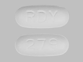 Image 1 - Imprint RDY 279 - levofloxacin 250 mg