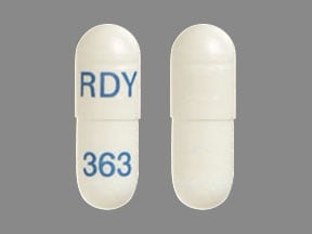 Imprint RDY 363 - omeprazole/sodium bicarbonate 20 mg / 1100 mg