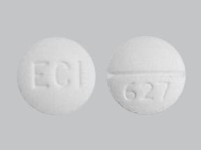 Image 1 - Imprint ECI 627 - phenobarbital 64.8 mg (1 grain)