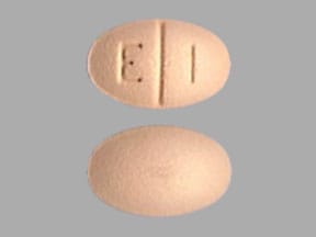 Image 1 - Imprint E 1 - Ed A-Hist chlorpheniramine maleate 4 mg / phenylephrine hydrochloride 10 mg