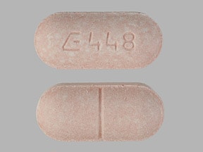 Imprint E 448 - metaxalone 800 mg