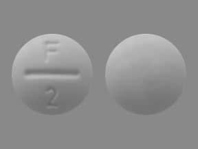 Image 1 - Imprint F 2 - Fluoritab 2.2 mg (equiv. fluoride 1 mg)