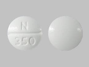Imprint N 350 - homatropine/hydrocodone 1.5 mg / 5 mg