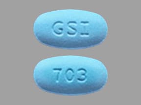 Imprint GSI 703 - Truvada 100 mg / 150 mg