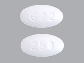 Imprint G72 250 - ursodiol 250 mg