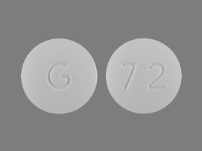 Imprint G 72 - frovatriptan 2.5 mg (base)