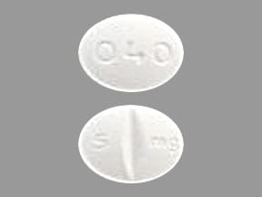 Imprint 040 5 mg - amphetamine 5 mg