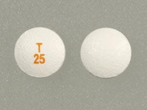 Image 1 - Imprint T 25 - Tarceva 25 mg