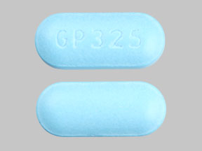 Image 1 - Imprint GP 325 - Acetadryl acetaminophen 500 mg / diphenhydramine hydrochloride 25 mg