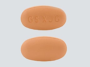 Imprint GS XJG - Tykerb 250 mg