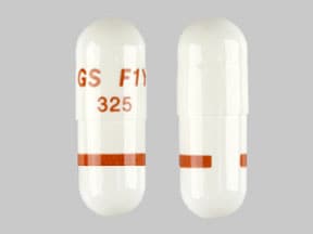 Imprint GS F1Y 325 - Rythmol SR 325 mg
