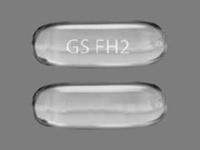 Image 1 - Imprint GS FH2 - Lovaza omega-3-acid ethyl esters 1000 mg