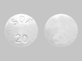 Imprint SDF 20 - sildenafil 20 mg (base)