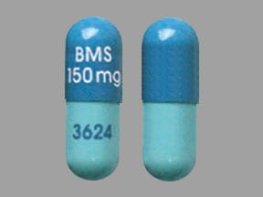 Imprint BMS 150 mg 3624 - Reyataz 150 mg
