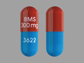 Imprint BMS 300 mg 3622 - Reyataz 300 mg