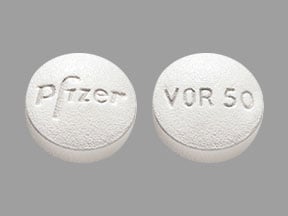 Image 1 - Imprint Pfizer VOR50 - Vfend 50 mg