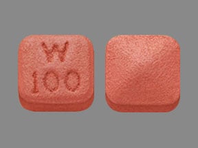 Imprint W  100 - Pristiq 100 mg