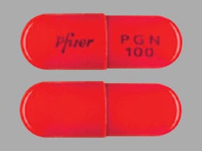 Imprint Pfizer PGN 100 - Lyrica 100 mg