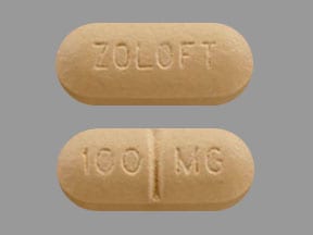 Image 1 - Imprint ZOLOFT 100 MG - Zoloft 100 mg