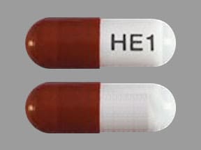 Imprint HE1 - Akynzeo netupitant 300 mg / palonosetron 0.5 mg