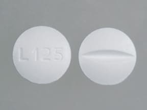 Imprint L125 - meprobamate 200 mg