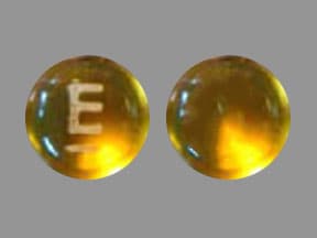 Imprint E - Tirosint 25 mcg (0.025 mg)