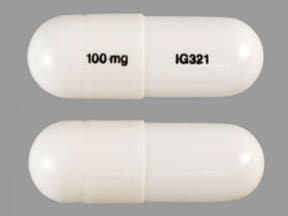 Image 1 - Imprint 100 mg IG321 - gabapentin 100 mg