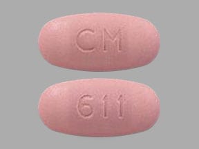 Imprint CM 611 - Invokamet 150 mg / 1000 mg