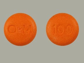 Imprint O-M 100 - Nucynta tapentadol 100 mg