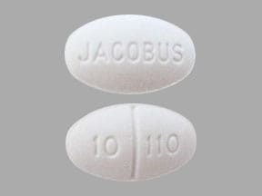 Imprint JACOBUS 10 110 - Ruzurgi 10 mg