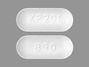 Imprint KP201 890 - Apadaz acetaminophen 325 mg / benzhydrocodone 8.16 mg