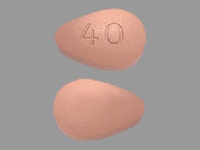 Imprint 40 - Nourianz 40 mg