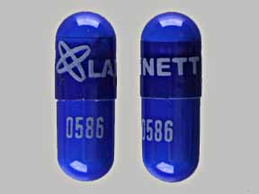 Image 1 - Imprint Logo LANNETT 0586 - dicyclomine 10 mg