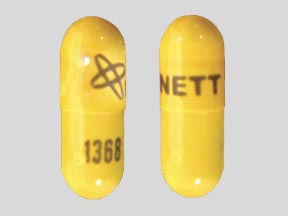 Imprint Logo LANNETT 1368 - danazol 100 mg