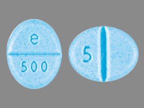 Image 1 - Imprint e 500 5 - amphetamine/dextroamphetamine 5 mg